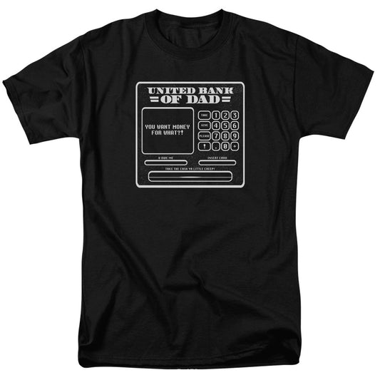 Dad Aka Atm Mens T Shirt Black Officially Licensed