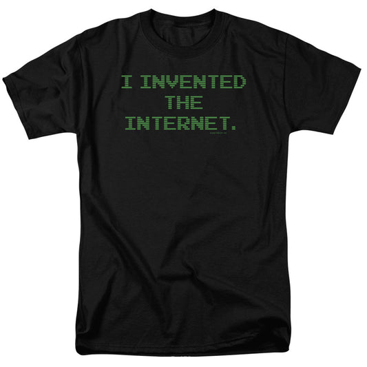 Invented The Internet Mens T Shirt Black Officially Licensed