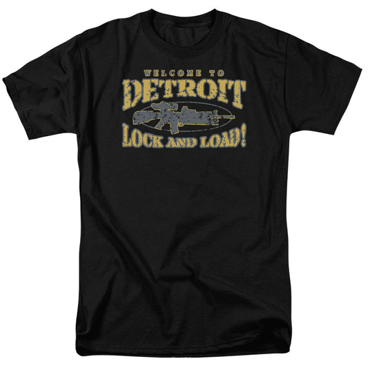 Lock And Load Mens T Shirt Black Officially Licensed