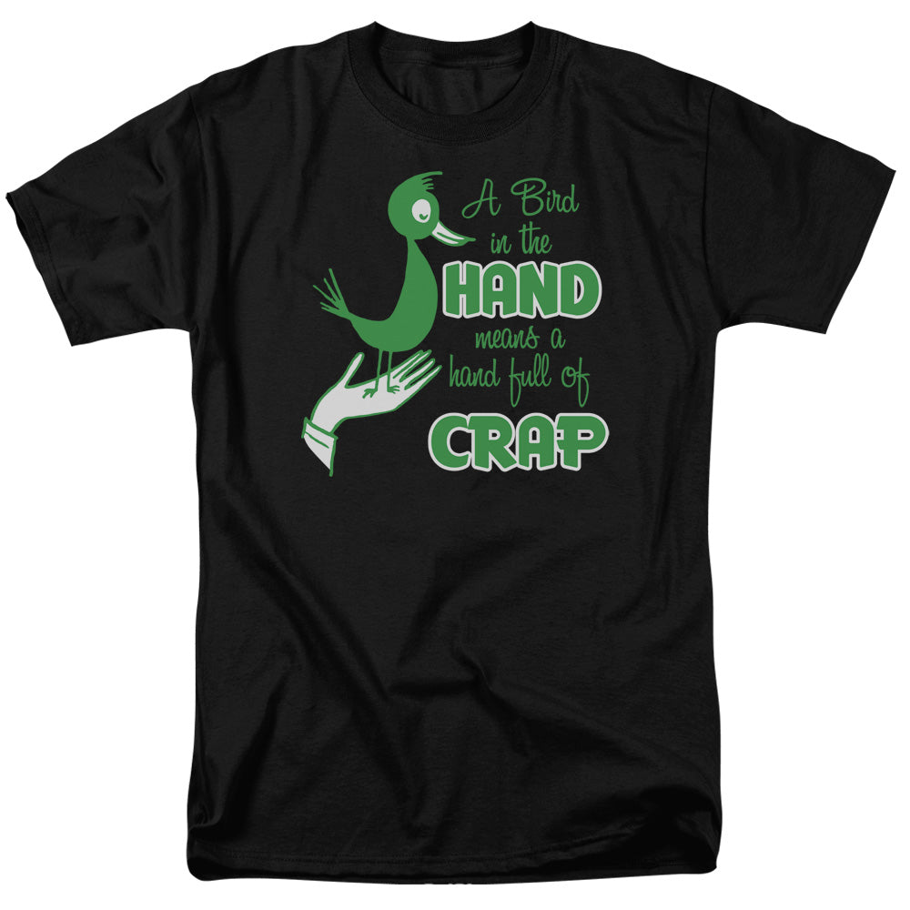 Bird In The Hand Mens T Shirt Black Officially Licensed