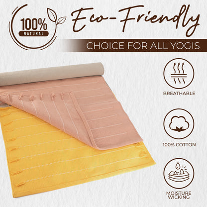 Organic & Eco-Friendly Cotton Yoga Mat