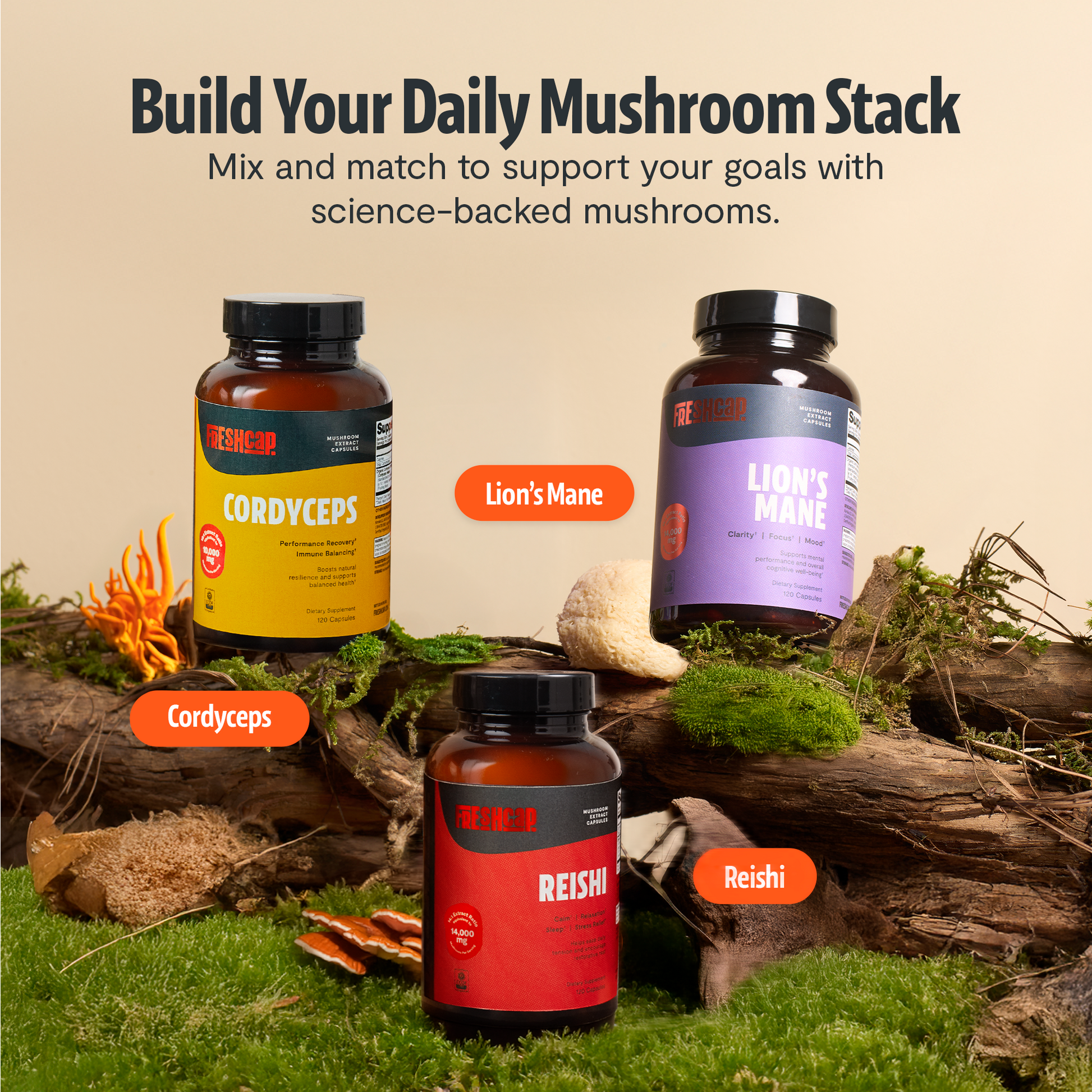 Cordyceps Mushroom Extract Capsules - Triathlete Store