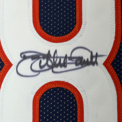 Framed Autographed/Signed Willie Gault 35x39 Chicago Blue Football Jersey JSA COA