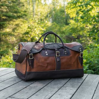 Bison Leather Sportsmans Duffel