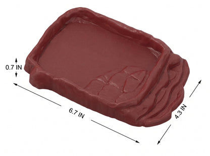 Rock-Style Stepped Reptile Dish