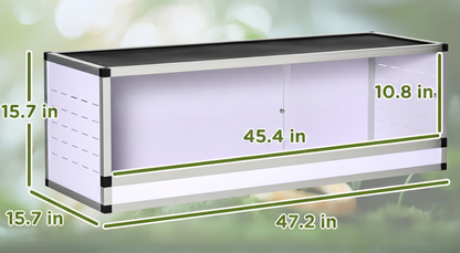 50 Gallon Aluminum Front-Opening Terrarium
