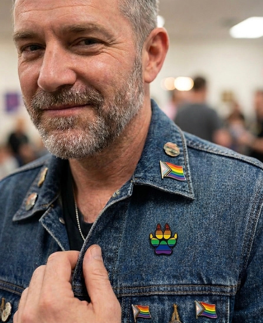 LGBTQ+ Rainbow Pride Flag Enamel Pin – Many Fabulous Styles
