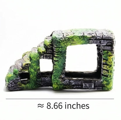 Stone Staircase Hide & Basking Platform