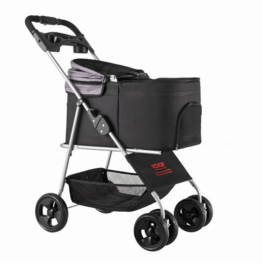 2-in-1 Convertible Travel Stroller & Detachable Car Seat Carrier