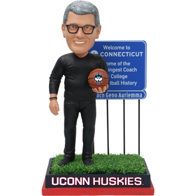 Coach Geno Auriemma UConn Huskies Win Record Bobbleheads
