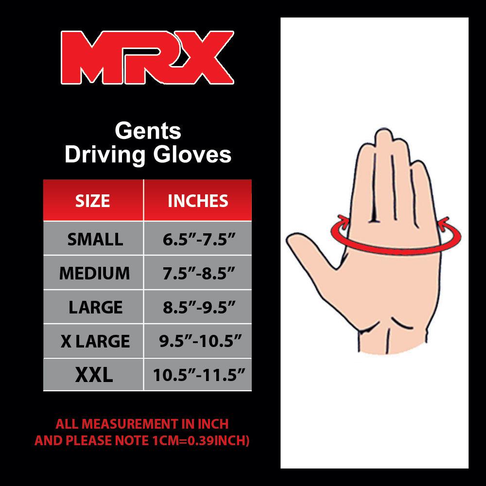 MRX Driving Gloves Basic Soft Cofferse Outdoor Glove Goat Leather Full Finger - Triathlete Store