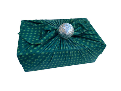 Large Reusable Cloth Furoshiki Gift Wrap | Christmas Trees & Stars