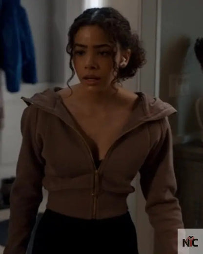Ginny and Georgia Ginny Miller Brown Hoodie