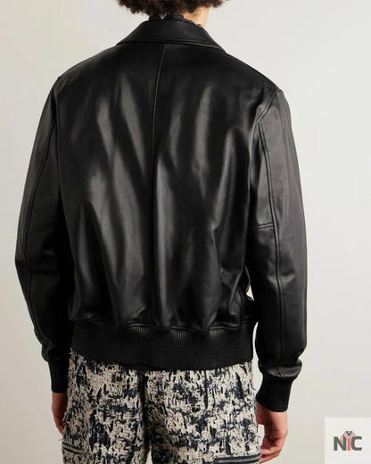 Givenchy Logo-embellished Studded Leather Jacket For Men