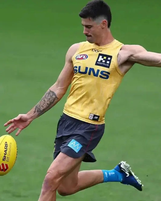 Gold Coast Suns AFL Training Session Yellow Jersey