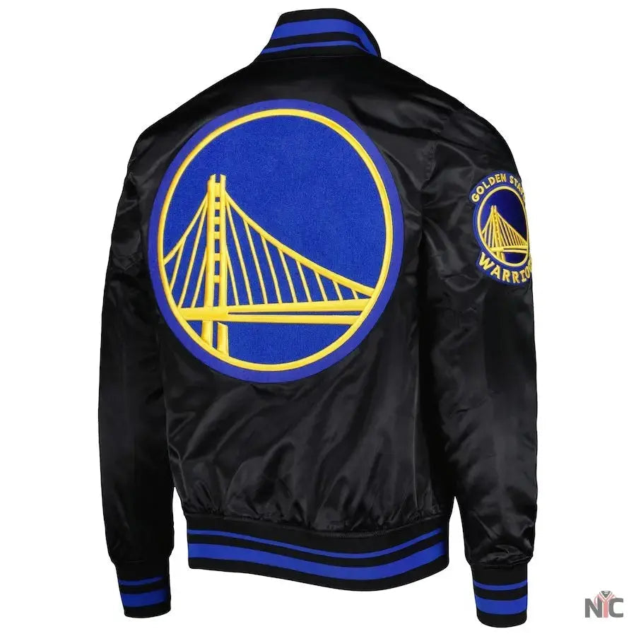 Golden State Warriors Mash Up Capsule Satin Jacket