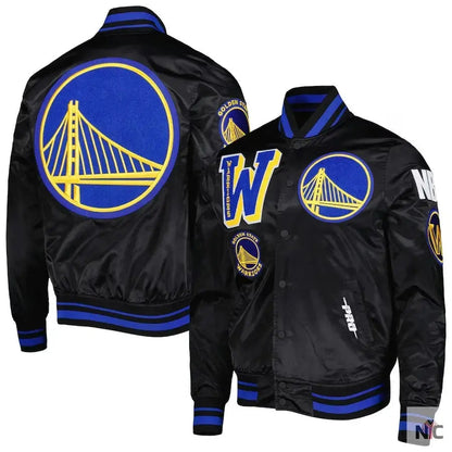 Golden State Warriors Mash Up Capsule Satin Jacket