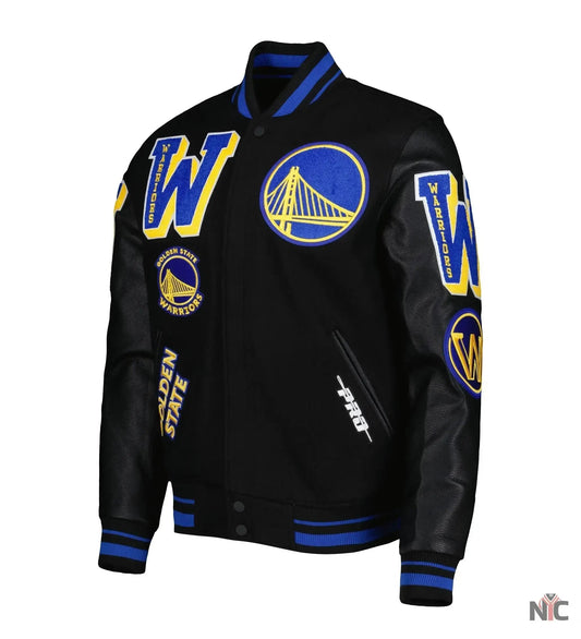 Golden State Warriors Mashup Varsity Jacket