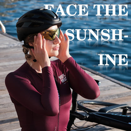 ROCKBROS Cycling GlassesMTB Biking  Sports Sunglasses with Anti Blue Lenses Men