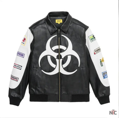 Golf Wang Golf Racing Leather Jacket