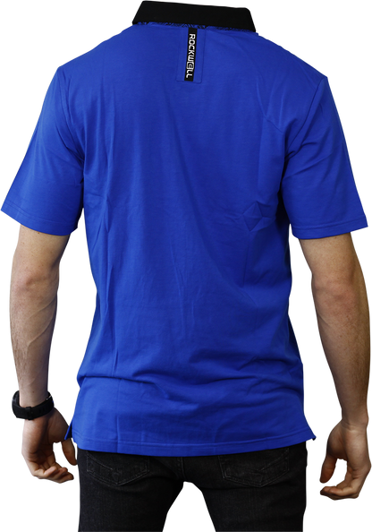 Rockwell Tri-Blend Pocket Polo - Blue