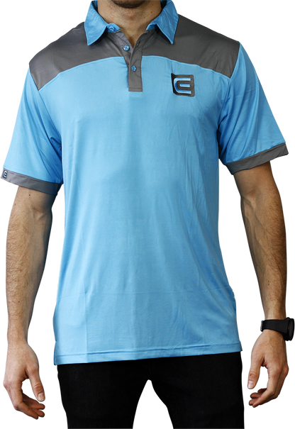 Rockwell Poly-Blend Polo - Shark/Gray