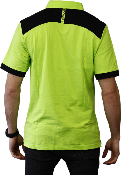 Rockwell Tri-Blend Polo - Green/Black