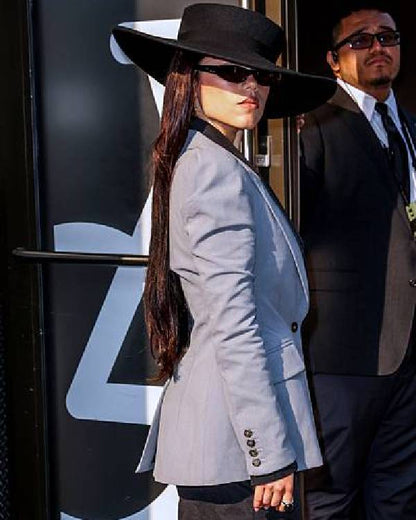 Good Morning America Jenna Ortega Blue Blazer
