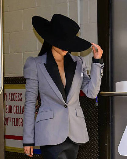 Good Morning America Jenna Ortega Blue Blazer
