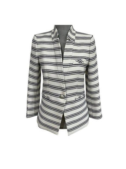 Good Morning America 2025 Lara Spencer Striped Blazer