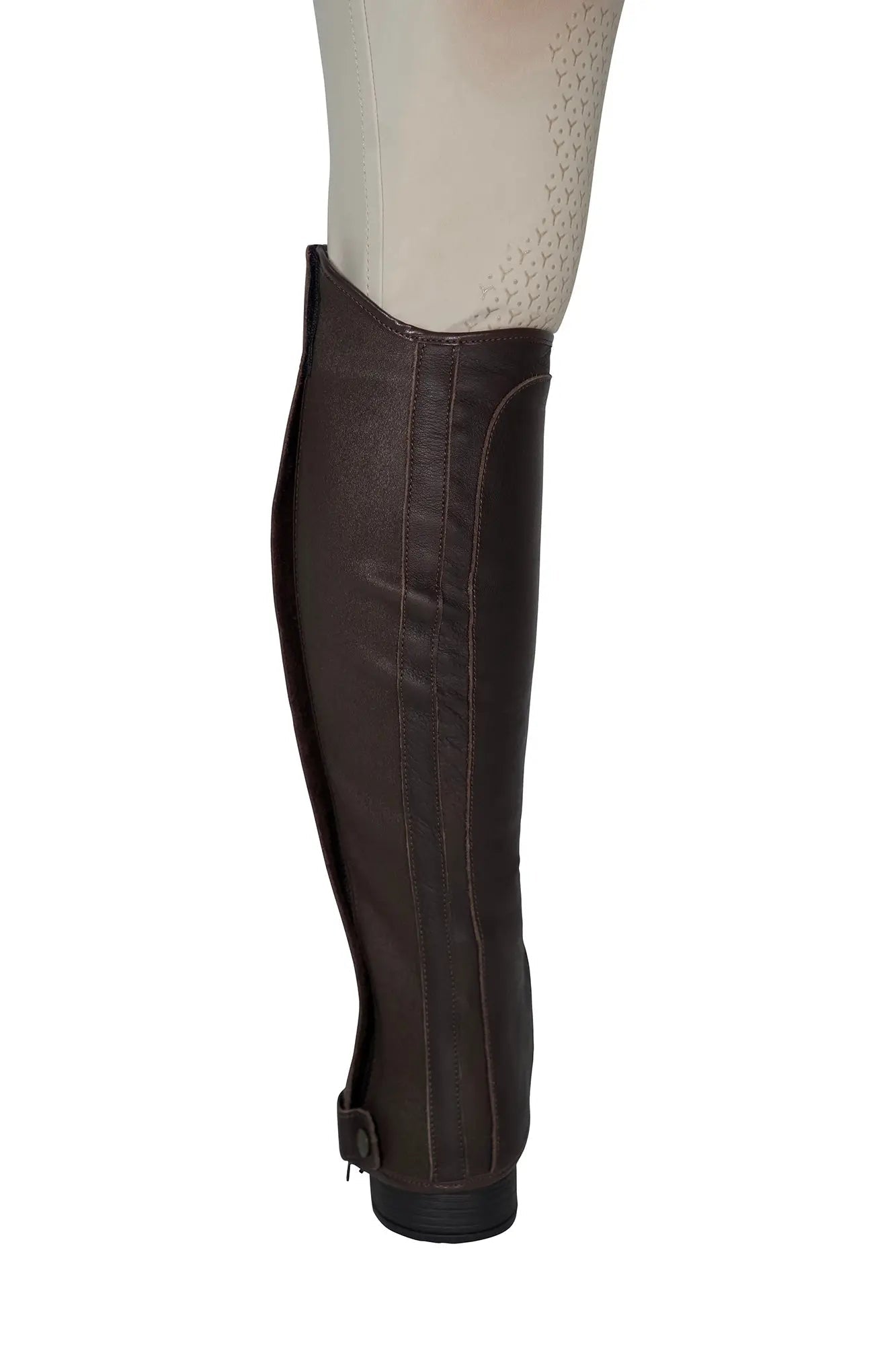 Grand Prix Italian Leather Half Chaps, Brown