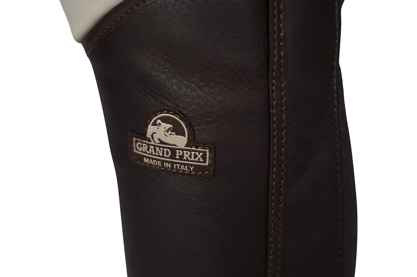 Grand Prix Italian Leather Half Chaps, Brown