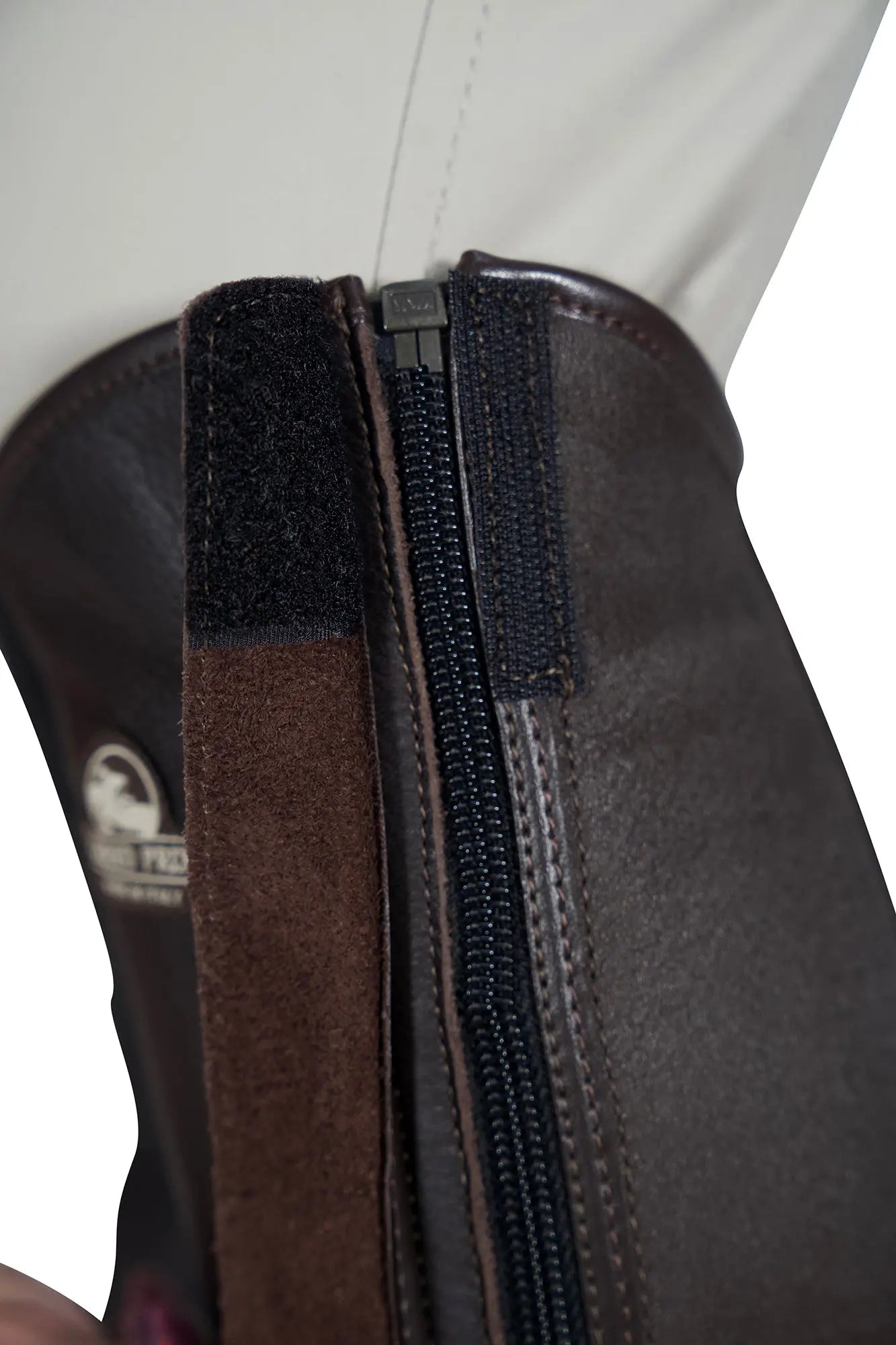 Grand Prix Italian Leather Half Chaps, Brown