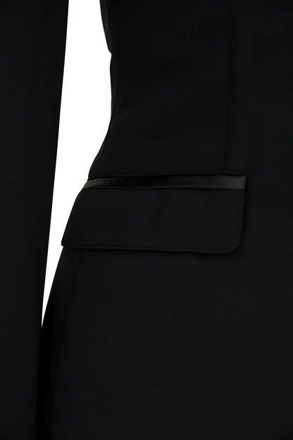 Grand Prix Saltare Dolce 4 Button Riding Jacket, Black