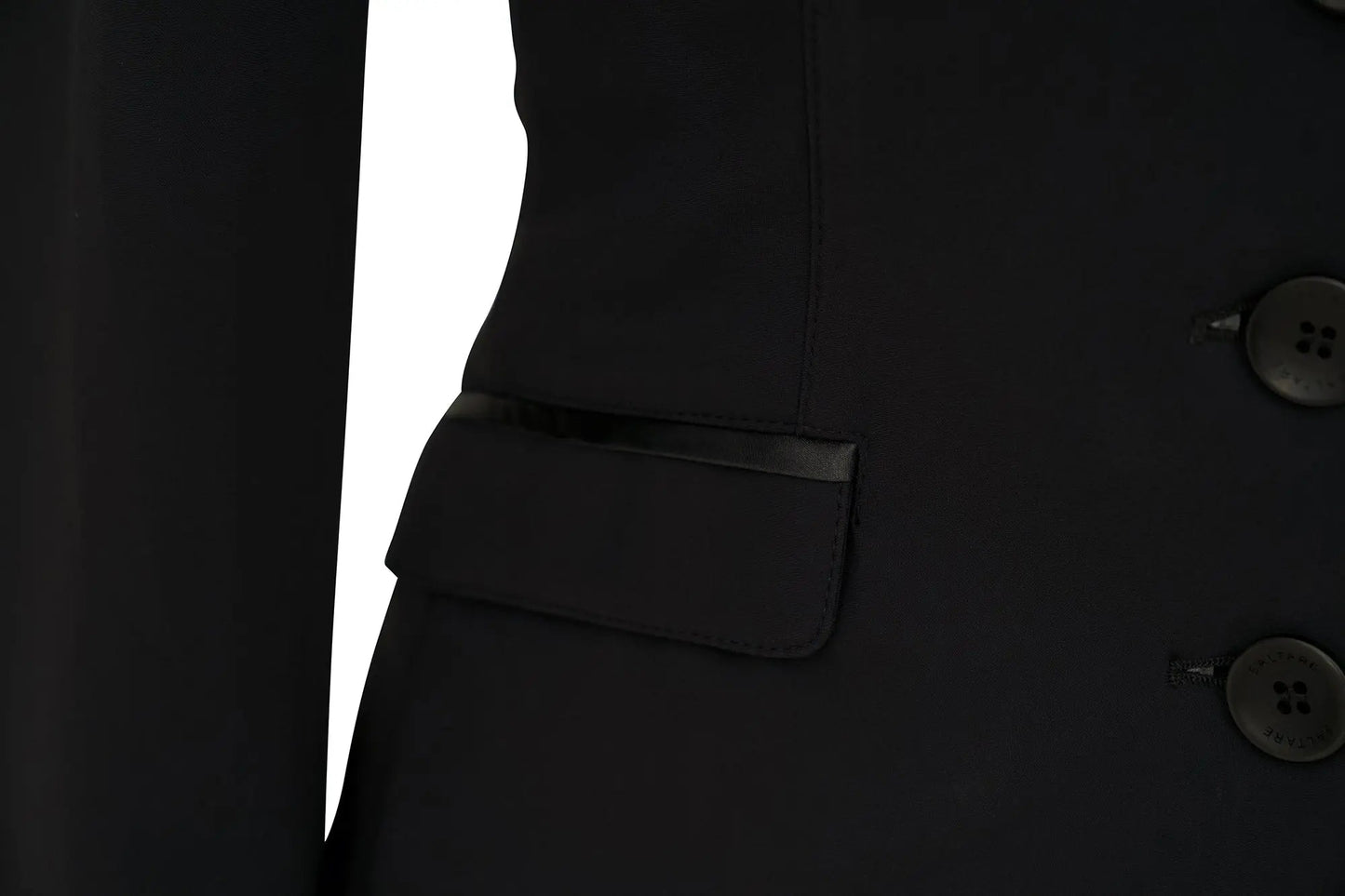Grand Prix Saltare Dolce 4 Button Riding Jacket, Black