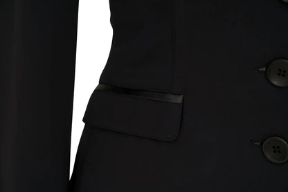 Grand Prix Saltare Dolce 4 Button Riding Jacket, Black