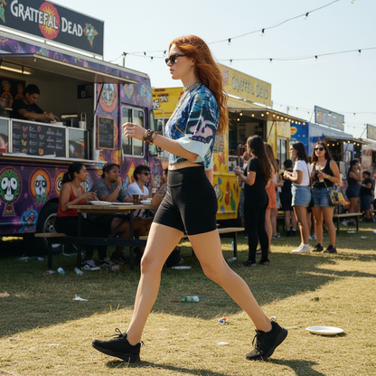 Grateful Jerry G Women’s Casual Crop Top