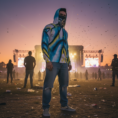 Grateful Skully Masked  Unisex Hoodie