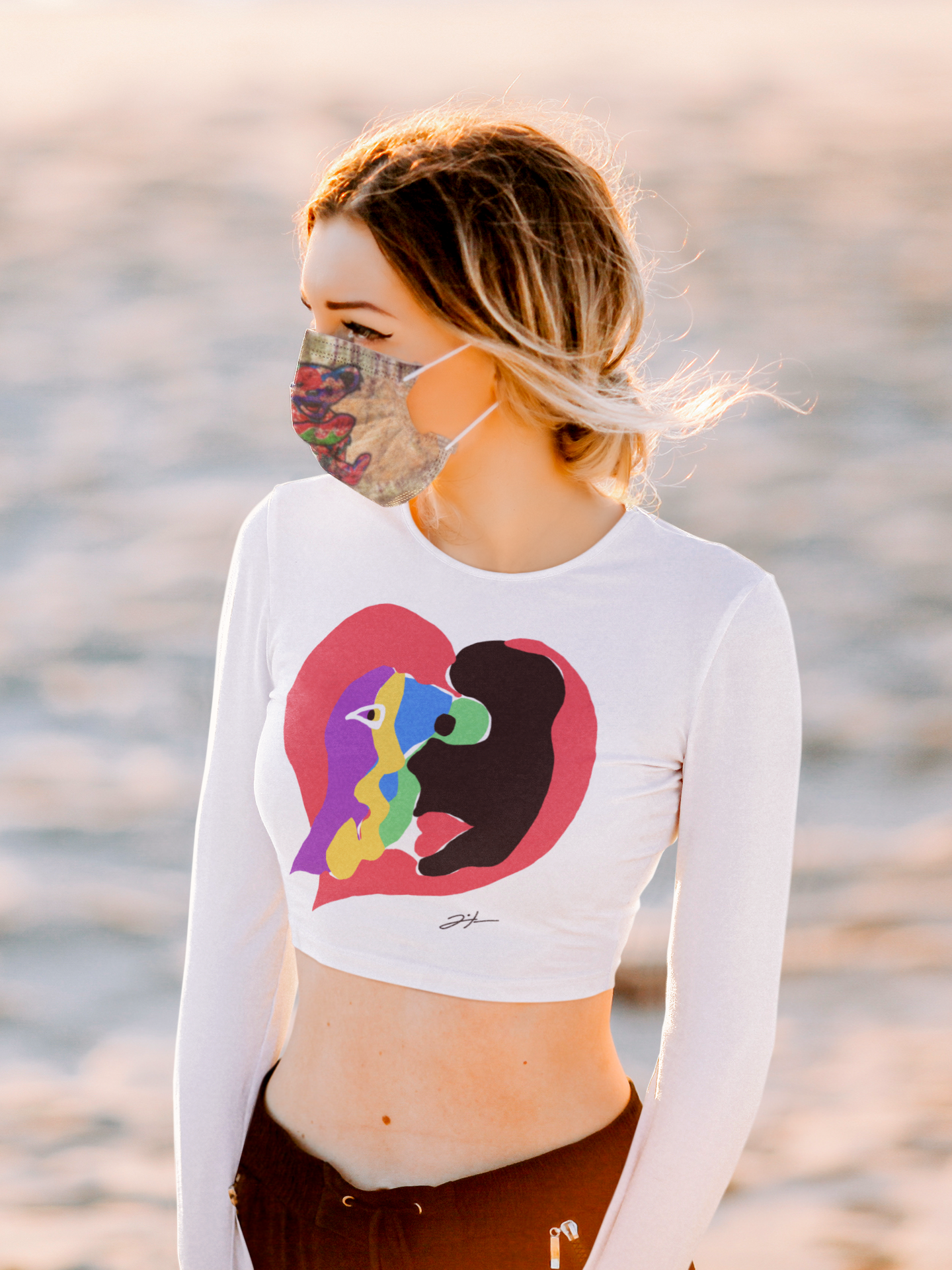 Grateful Ted Face Mask