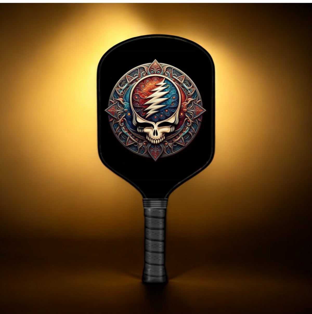 Grateful Dead - Stealie - Pickleball Paddle