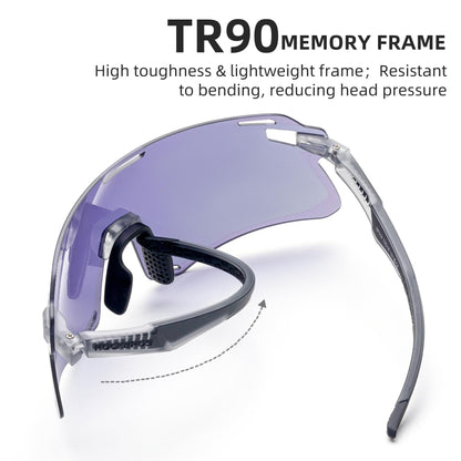 ROCKBROS Cycling GlassesMTB Biking  Sports Sunglasses with Anti Blue Lenses Men