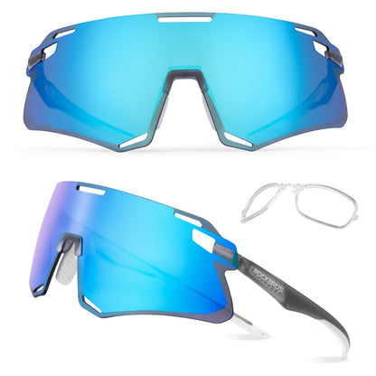 ROCKBROS Cycling GlassesMTB Biking  Sports Sunglasses with Anti Blue Lenses Men