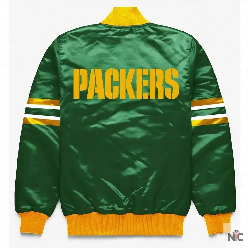 Green Bay Packers Button Down Green Jacket