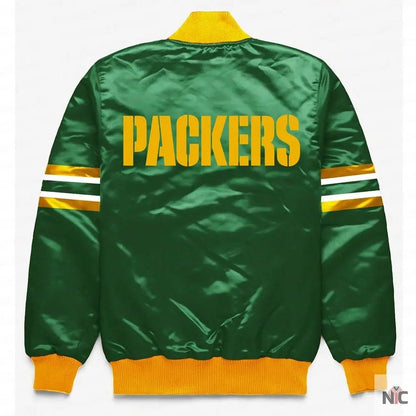 Green Bay Packers Button Down Green Jacket