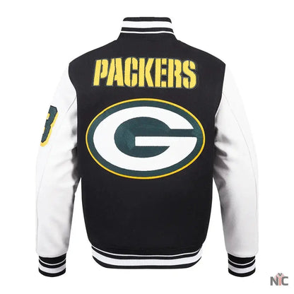 Green Bay Packers Mashup Varsity Jacket