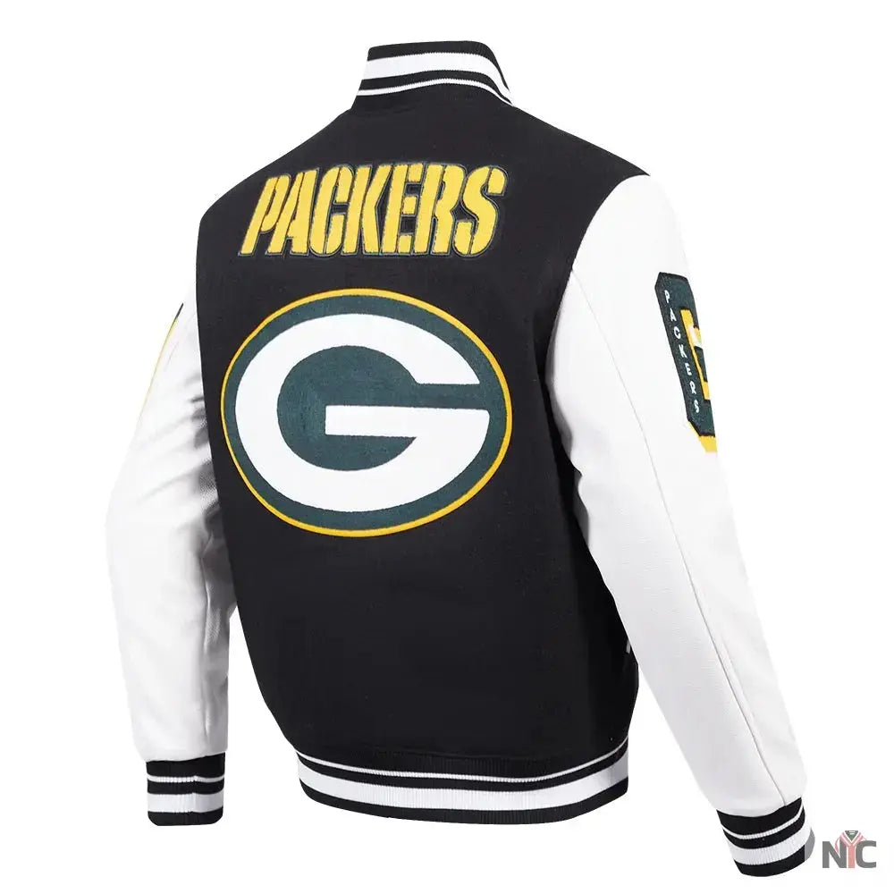 Green Bay Packers Mashup Varsity Jacket