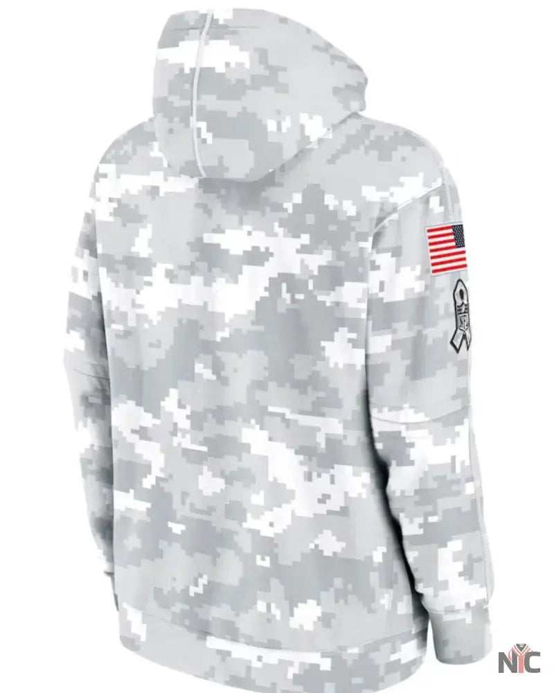 Green Bay Packers Salute To Service Camo 2024 Hoodie