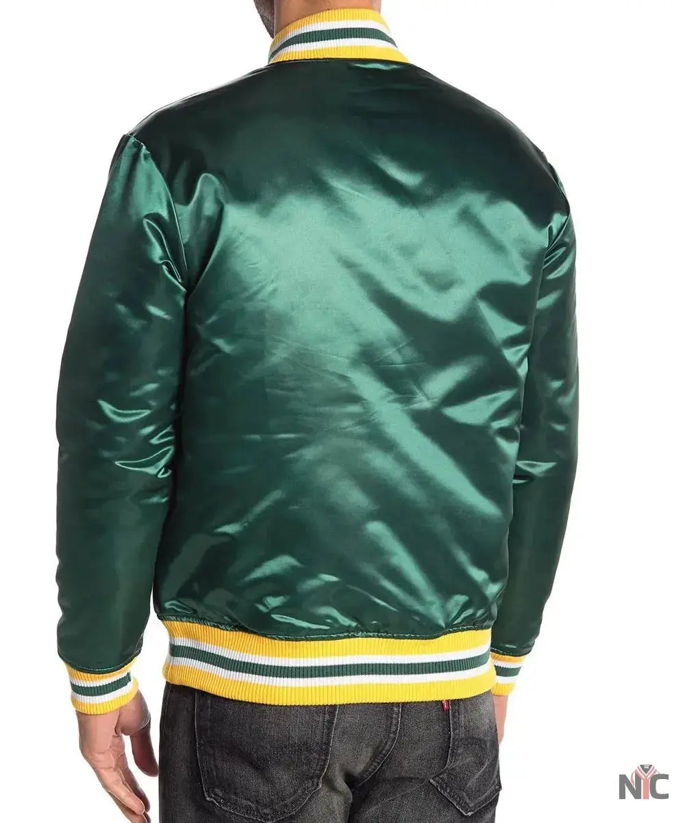 Green Bay Packers Satin Green Jacket