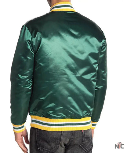 Green Bay Packers Satin Green Jacket