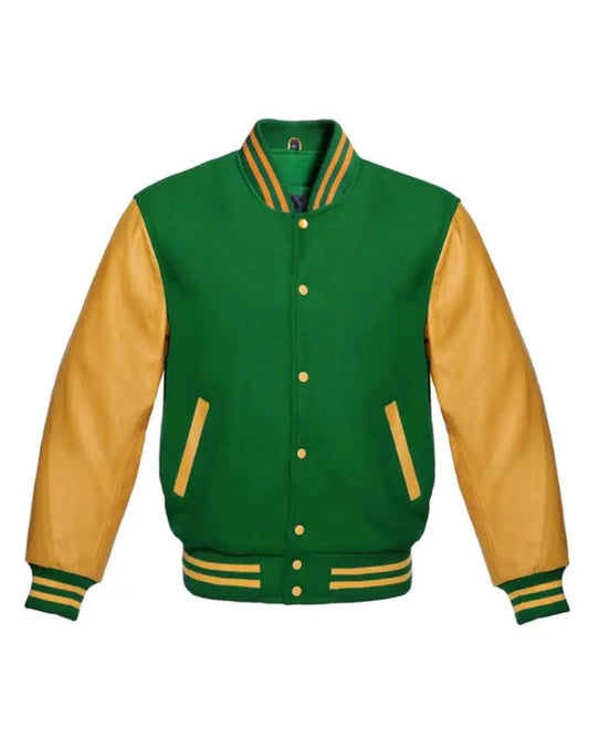 Green and Gold Varsity Jacket